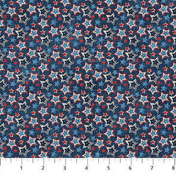 Multi Star Toss Navy-American Heartland