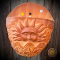 Terra Cotta Wall Pocket | Wall Planter, Sunface Design, Extra Large (Local Pickup Only)