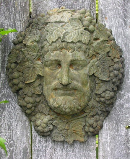 Bacchus Wall Plaque